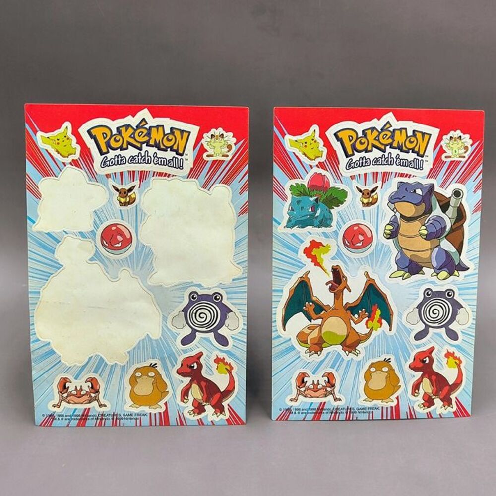 Vintage 1998 Pokémon Gotta Catch ’Em All Stickers • American Greetings Nintendo